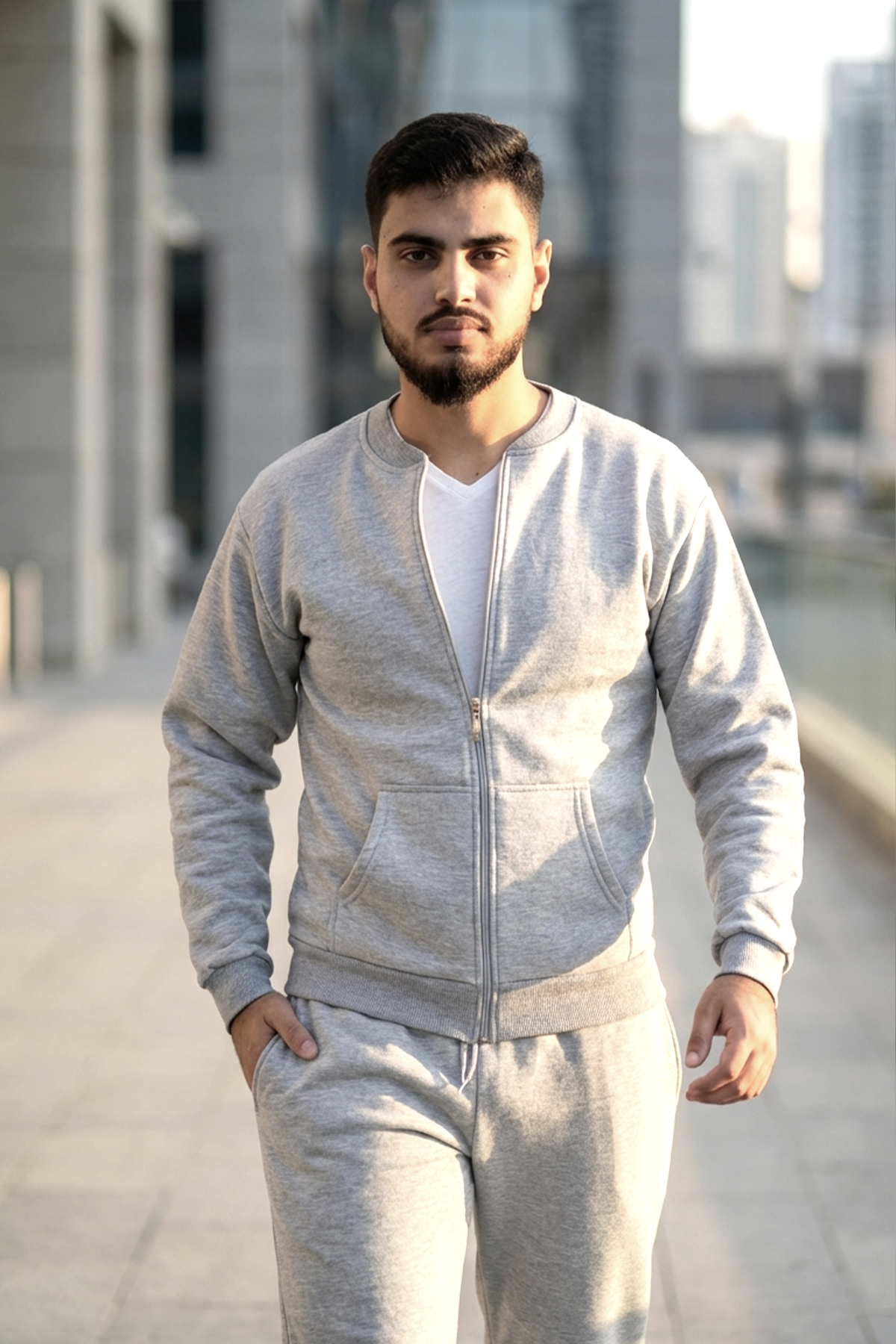 Gri Fermuarlı Sweatmont detay görseli – Aynı gün kargo ve ücretsiz iade | Wingetstar