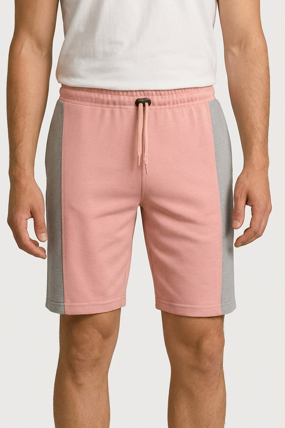 Pudra Gri Pamuklu Şort detay görseli – Aynı gün kargo ve ücretsiz iade | Wingetstar