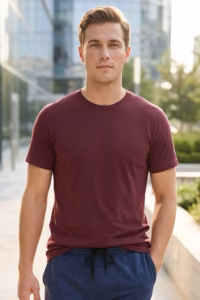 Bordo Tişört detay görseli – Aynı gün kargo ve ücretsiz iade | Wingetstar