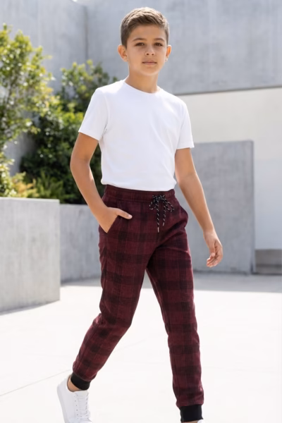 Kışlık Gri Çocuk Manşetli Eşofman Altı detay görseli – Aynı gün kargo ve ücretsiz iade | Wingetstar