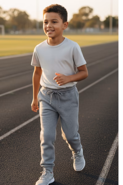 Kışlık Gri Çocuk Manşetli Eşofman Altı detay görseli – Aynı gün kargo ve ücretsiz iade | Wingetstar