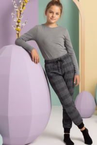 Kışlık Gri Çocuk Manşetli Eşofman Altı detay görseli – Aynı gün kargo ve ücretsiz iade | Wingetstar