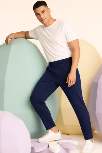 Lacivert Likralı Eşofman Altı detay görseli – Aynı gün kargo ve ücretsiz iade | Wingetstar