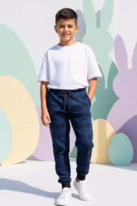 Kışlık Gri Çocuk Manşetli Eşofman Altı detay görseli – Aynı gün kargo ve ücretsiz iade | Wingetstar