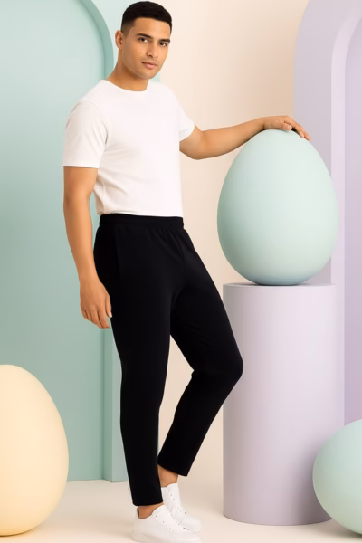 Siyah Likralı Eşofman Altı detay görseli – Aynı gün kargo ve ücretsiz iade | Wingetstar