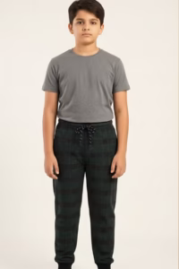 Yeşil Ekose Çocuk Manşetli Eşofman Altı detay görseli – Aynı gün kargo ve ücretsiz iade | Wingetstar