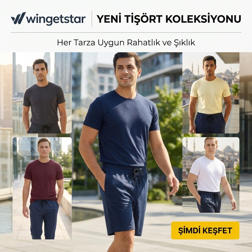 Ayni Gun Kargo Tisort Wingetstar günlük rahat kalıp kombin önerileri | Wingetstar