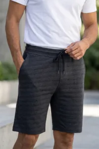 Füme Desenli Şort